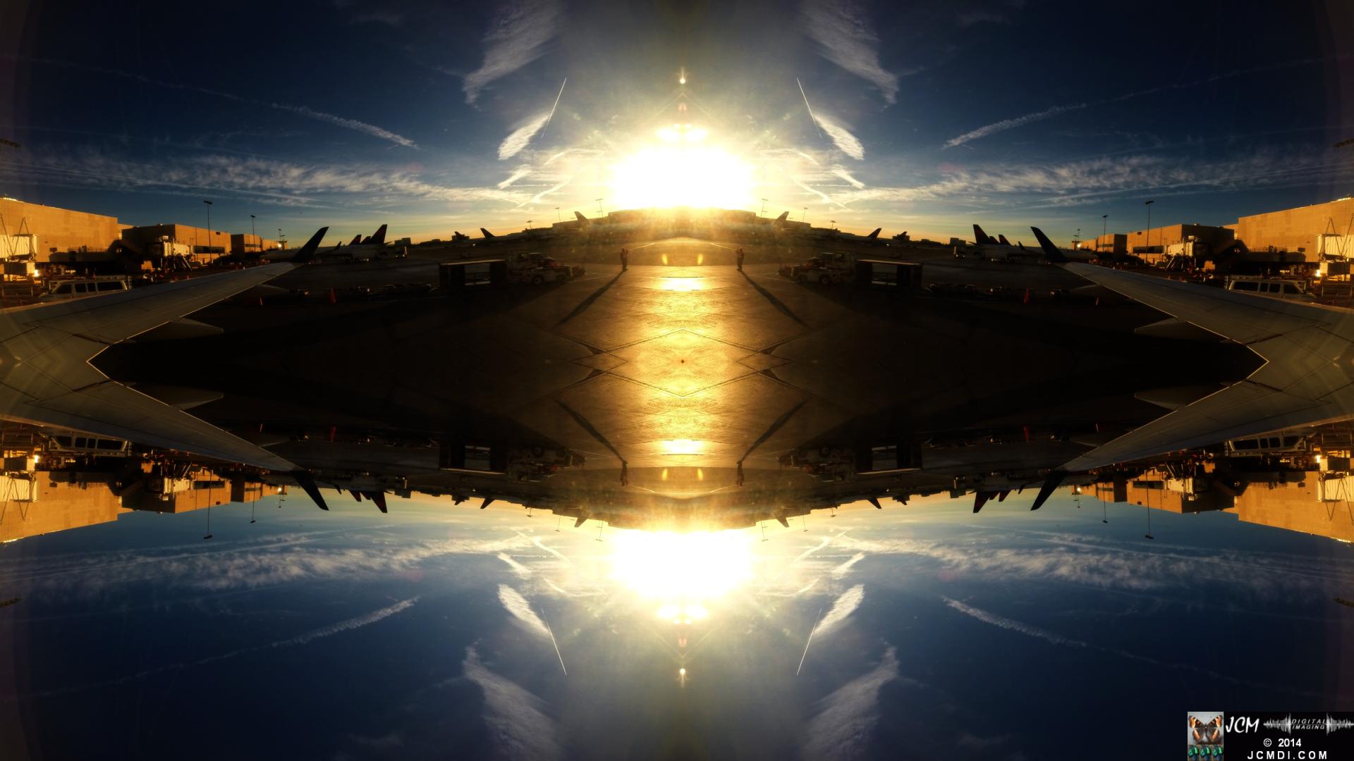 LAX-DFW Hero3+ Timelapse quadroscopic image